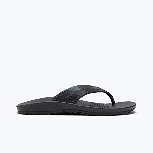 OKABASHI Men's Surf Flip Flops (Black, ML) | Provide Arch Support | Great for Indoors, Outdoors, Beach, Summer - Image 2
