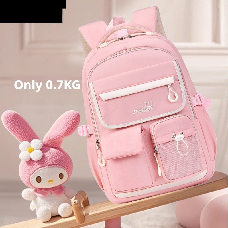 Kids School Backpack Oxford Cloth Lightweight Load Reduction - Image 4