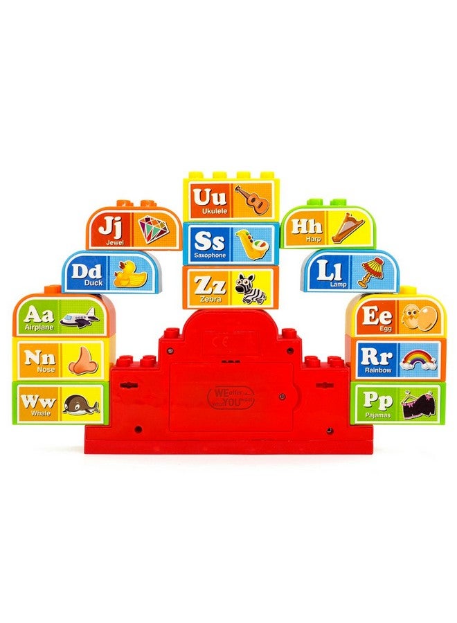 WEofferwhatYOUwant Talking ABC Blocks Alphabet Learning - Plastic Blocks with Audio for 18 Months and Up - Image 4