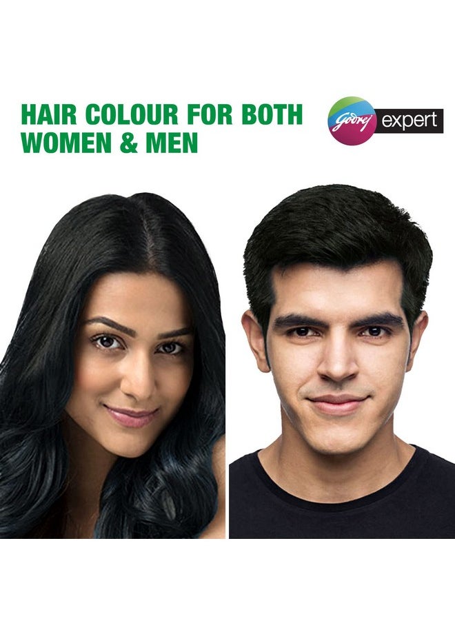 Godrej Expert - Rich Crème Hair Colour Shade Pack Of 4 (Natural Black) - Image 1