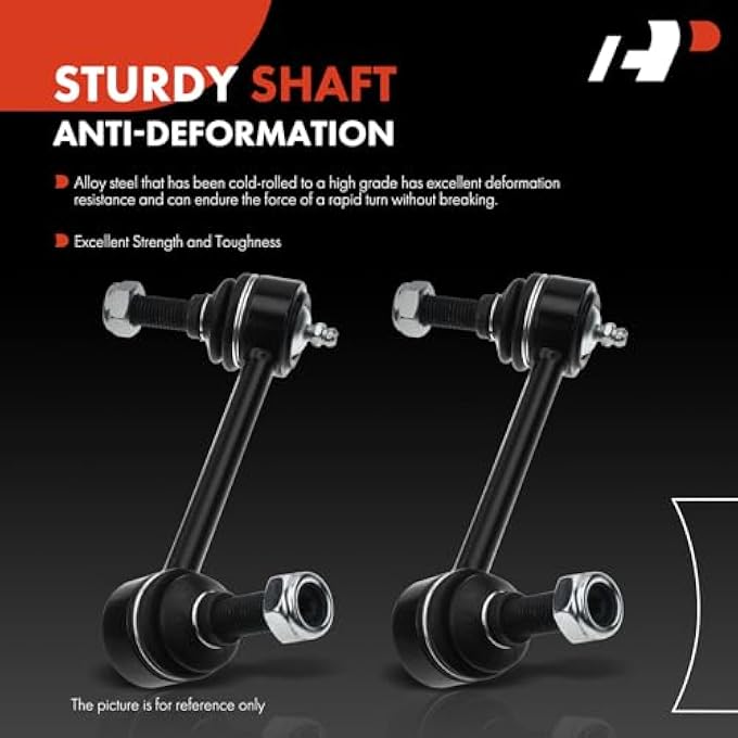 A-Premium Rear Sway Bar Link Stabilizer Link Compatible With Chevrolet Trailblazer Ssr Gmc Envoy Buick Rainier Saab 97X Isuzu Oldsmobile 2Pc Set - Image 5