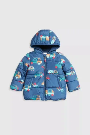 مذركير جاكيت مبطّن باللون الأزرق