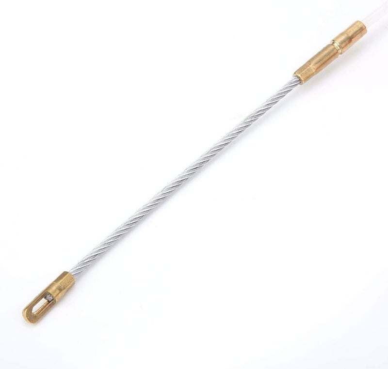 Fiberglass Nylon Fish Tape Reel Puller, Non Conductive Wire Pulling Tool with High Impact Storage Case, 4.0mm Width 30m Length for Heavy Duty Electrical Wiring and Cable Installati - Image 5