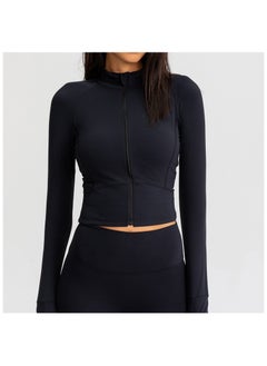 Alo Yoga alo Sport Coat Women's tight yoga wear quick-drying long-sleeved top Zipper cardigan Running fitness jacket  - Image 2