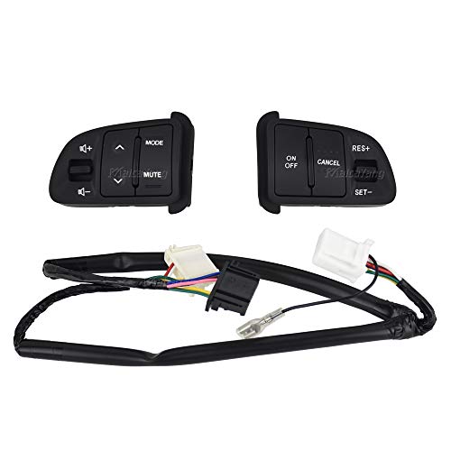 Malcayang Steering Pad Audio Cruise Remote Control Switch with Extension Wire for Kia Sportage 2012-2015 - Image 2