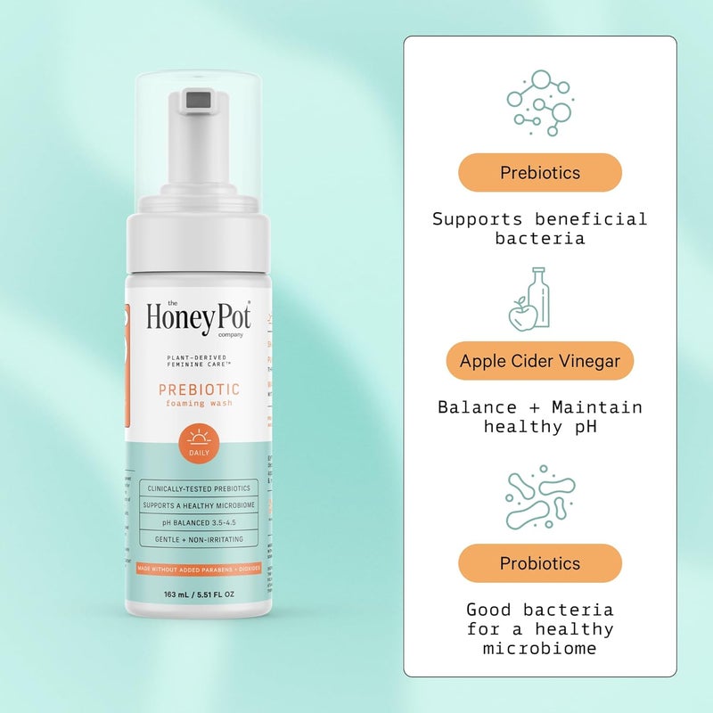the Honey Pot company مجموعة مناديل وغسول العسل البكتيري - Image 2