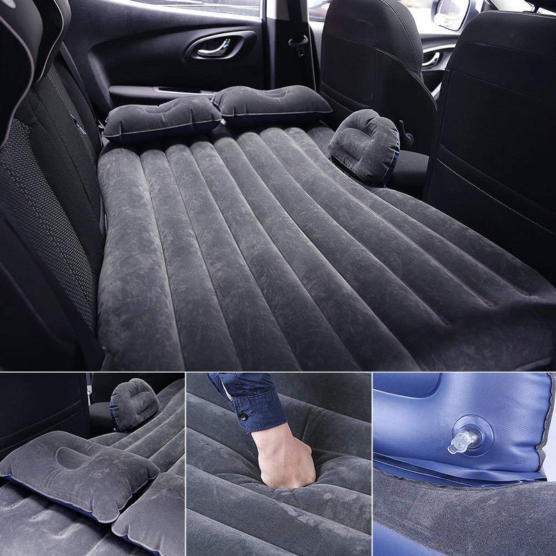 SIYA INFOTECH Car Inflatable Bed Car Bed Mattress with Two Air Pillows Car Air Pump - Image 4