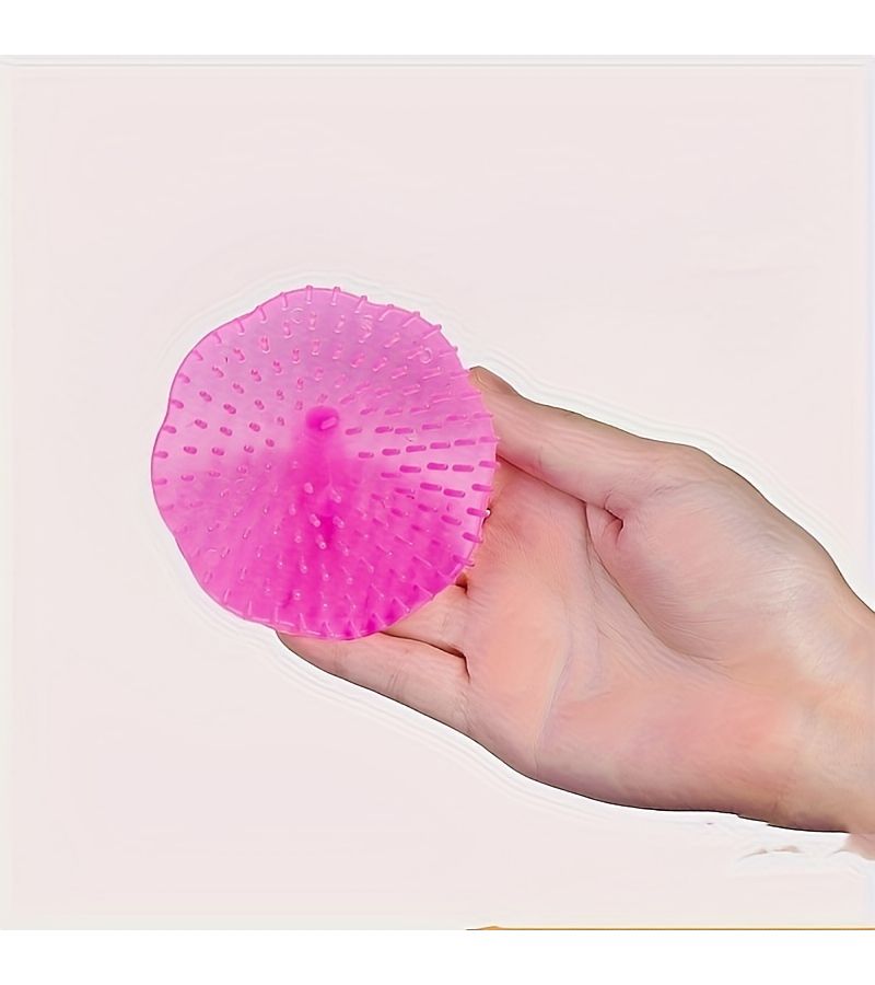 Scalp Massage Shampoo Brush Soft Gentle Comb Random Color For All Hair Types - Image 3