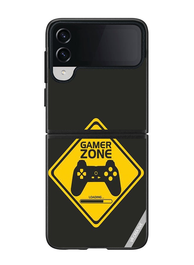 VR CREATIVE Protective Case Cover For Samsung Galaxy Z Flip4 Gamezone Design Multicolour - Image 1