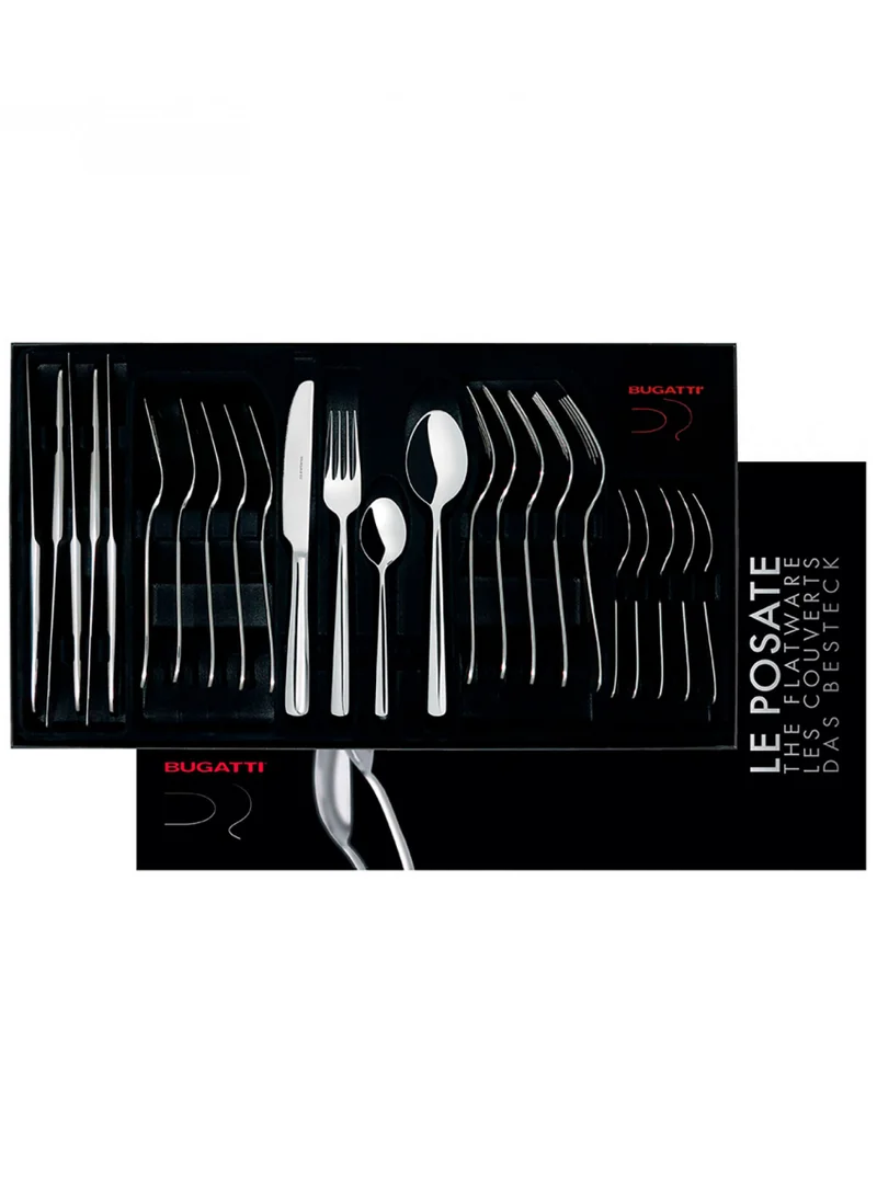 Bugatti Casa Bugatti METROPOLIS 24 Piece - 18/10 Stainless Steel