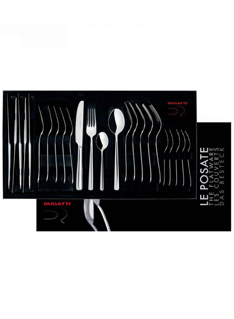 Bugatti Casa Bugatti METROPOLIS 24 Piece - 18/10 Stainless Steel - Image 2