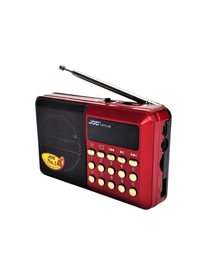 جوك راديو FM صغير ديجيتال ، أحمر - H011UR  - Image 2