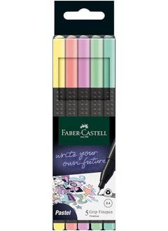 FABER-CASTELL FC Finepen Grip 0.4 set 5x pastel 