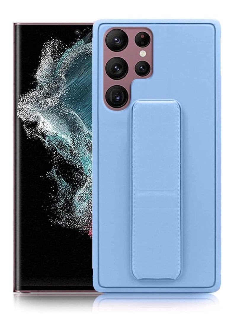 MUNTAQI Samsung Galaxy S24 Ultra Case Cover Magnetic Car Mount Kickstand & Holder, Premium Silicone Vertical & Horizontal Hand Strap and Grip with Multi Stand for Samsung Galaxy S24 Ultra - Image 2