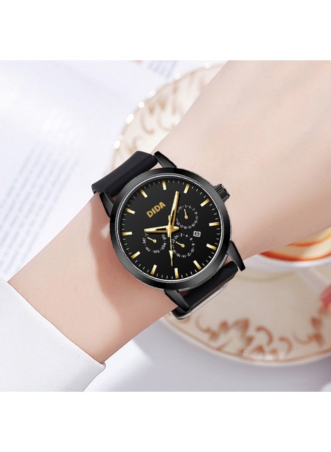 DIDA Silicone Waterproof Watch C073 Black - 42mm - Image 2