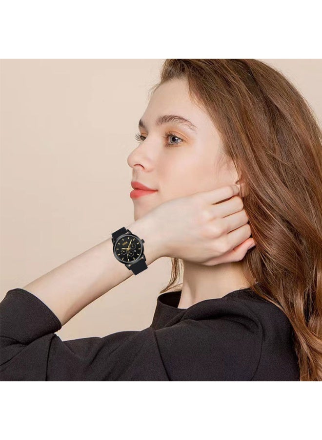 DIDA Silicone Waterproof Watch C073 Black - 42mm - Image 3