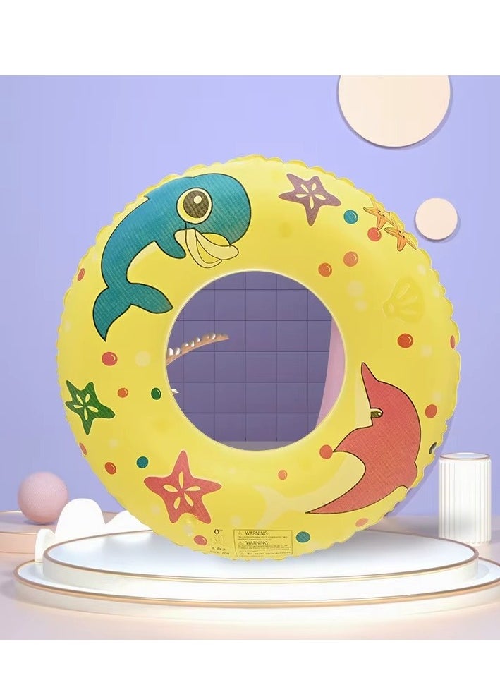 Inflatable Round Sea Float for Kids - Multi-Shaped - For Children 80 cm  - Image 3