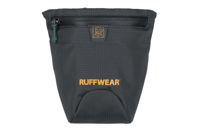 Ruffwear Pack Out Dog Poop Bag Holder HandsFree Waste Dispenser with Belt Leash Clip Durable OdorProof Doggie Pouch for Trail Walks EasyClean Design Basalt Gray Large - Image 2