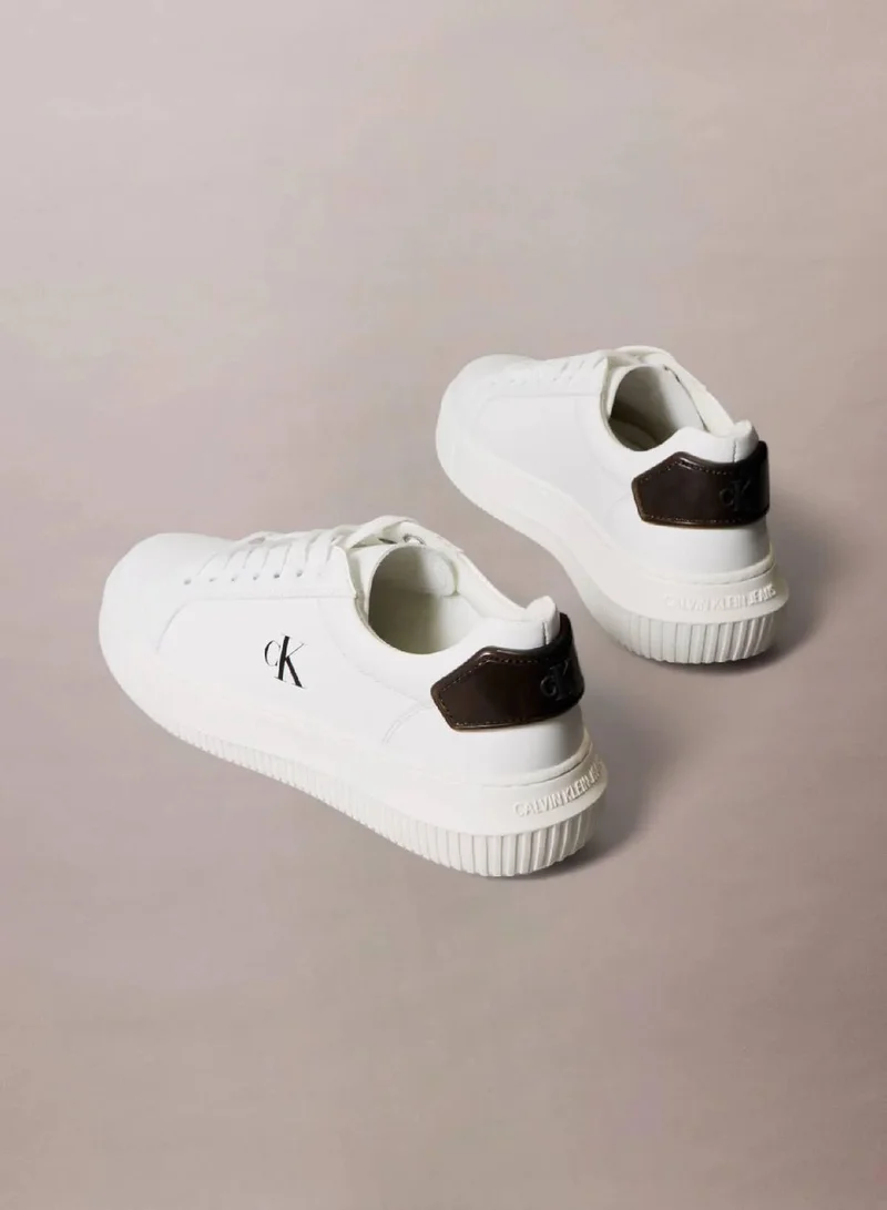 Calvin Klein Jeans  Leather Trainers  | Best Price UAE