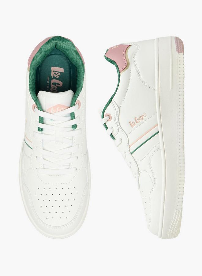 Lee Cooper حذاء رياضي نسائي بكعب مزخرف مع أربطة للمعصم - Image 1
