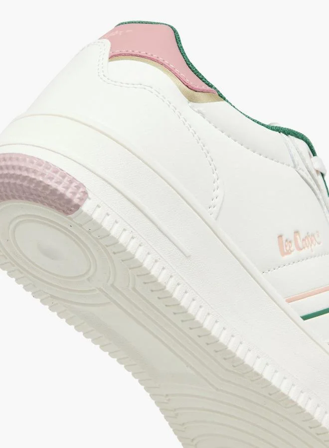 Lee Cooper WHITE Women Panelled Lace-Up Ankle Sneakers for Women | Best Price UAE