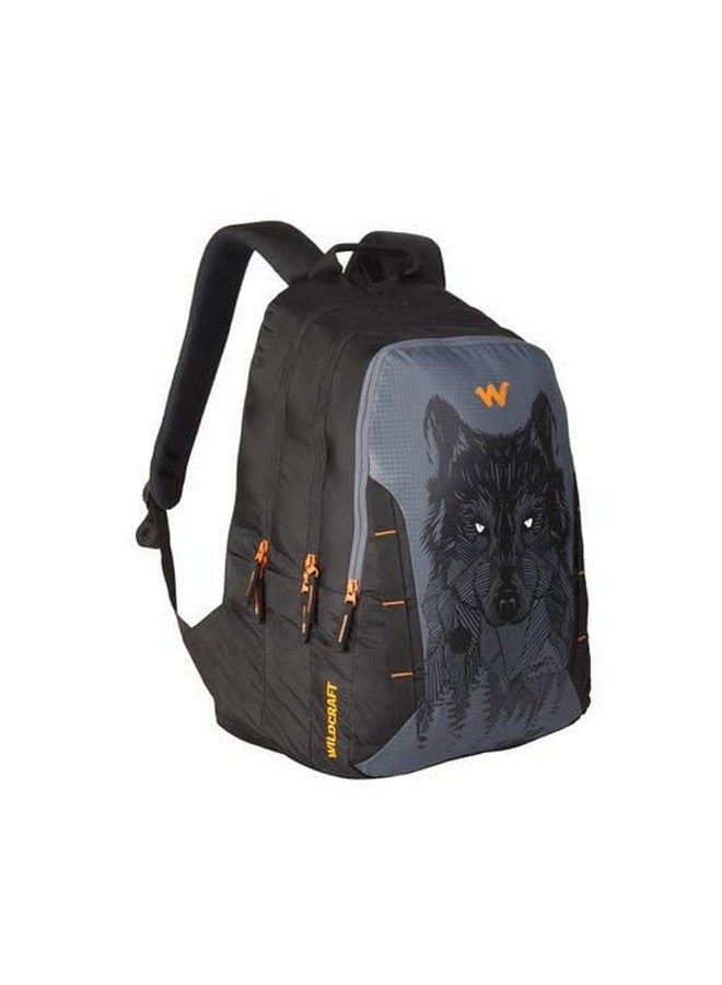 WILDCRAFT حقيبة ظهر كاجوال نايلون 44 لتر من وايلدكرافت (11629-ذئب_أسود) - Image 3
