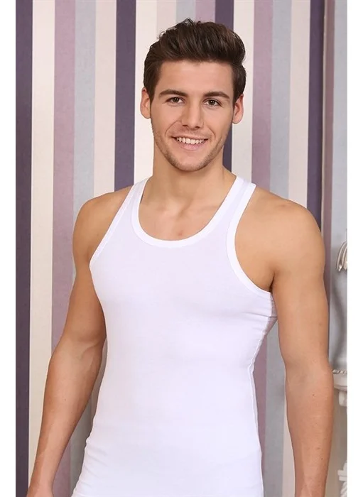 Berrak 1029 Lycra Men's Rambo Athlete White