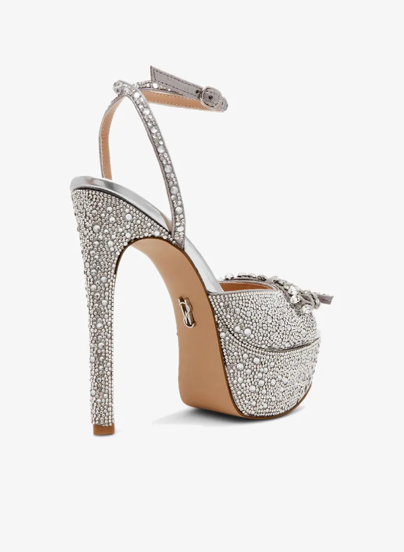 STEVE MADDEN  Steve madden stepper silver women's sandals for Women | Best Price UAE