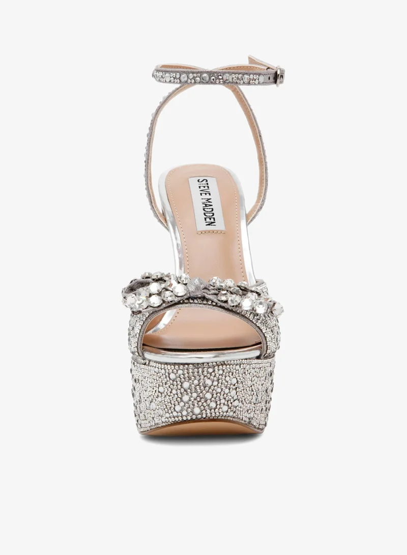 STEVE MADDEN  Steve madden stepper silver women's sandals for Women | Best Price UAE