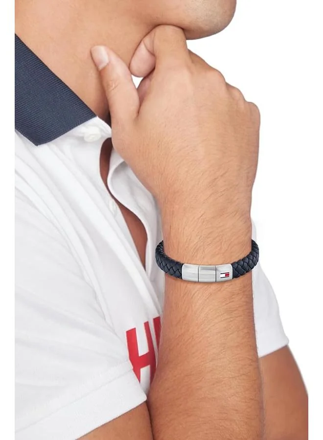 TOMMY HILFIGER Braided Leather Bracelet
