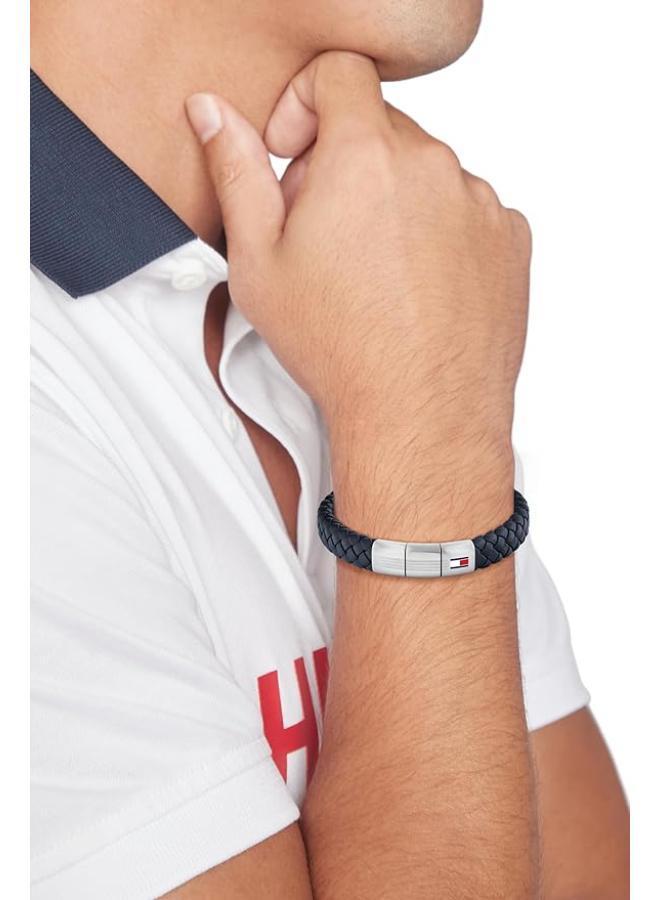 TOMMY HILFIGER Braided Leather Bracelet - Image 2
