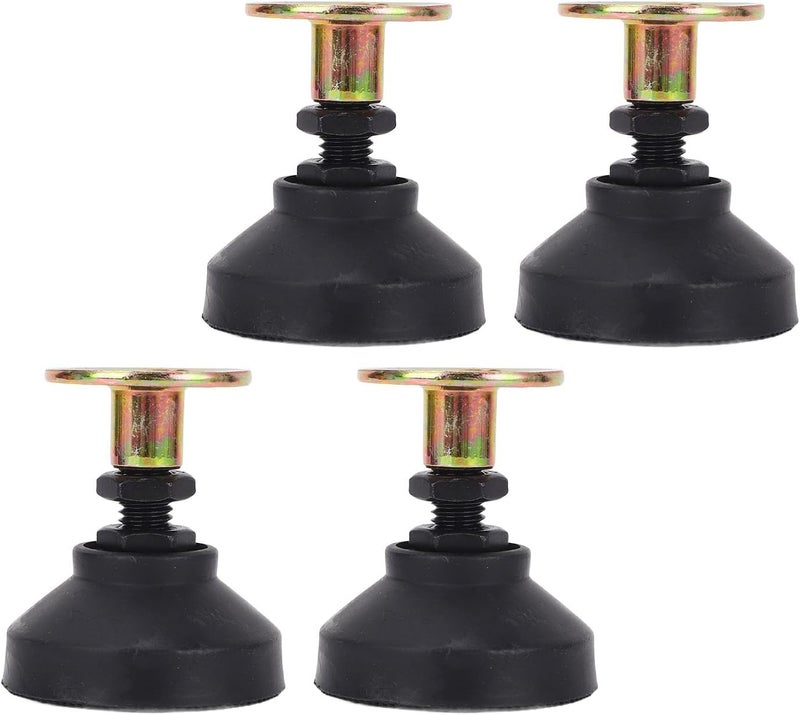 Adjustable Furniture Support Legs Easy Leveling Non Slip Furniture Riser for Uneven Floors Load Bearing 400kg Black - Image 3