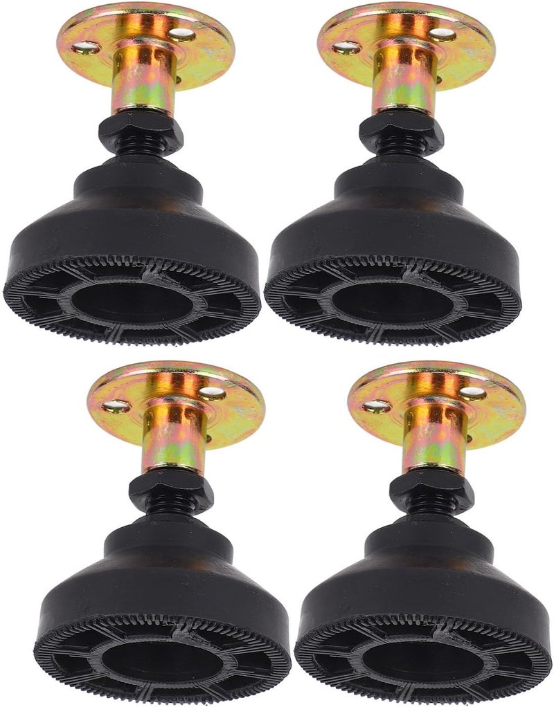 Adjustable Furniture Support Legs Easy Leveling Non Slip Furniture Riser for Uneven Floors Load Bearing 400kg Black - Image 4