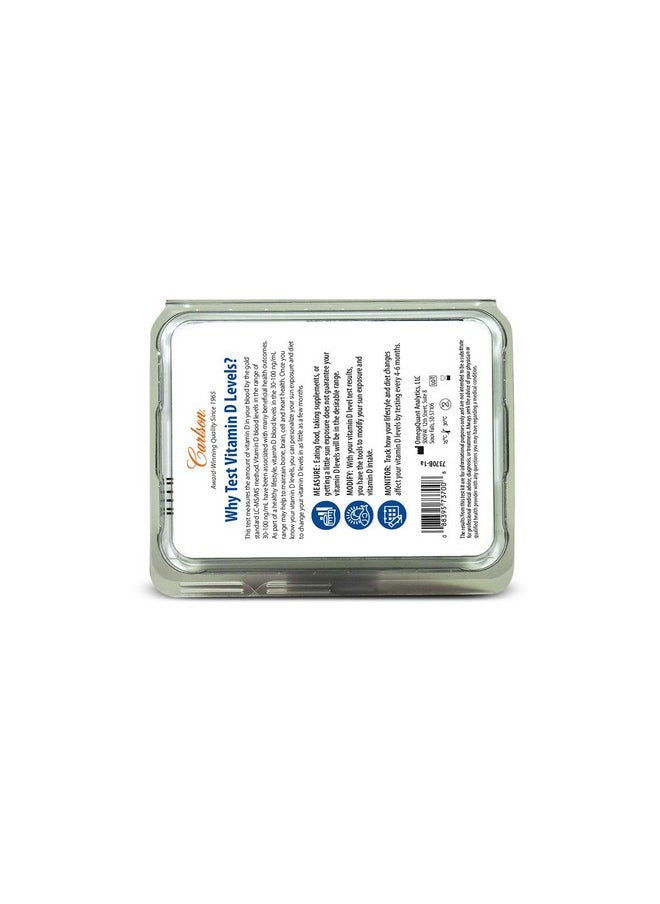 Carlson - Vitamin D Test Kit At Home D3 Test Test Your Levels 1 Test Kit - Image 1