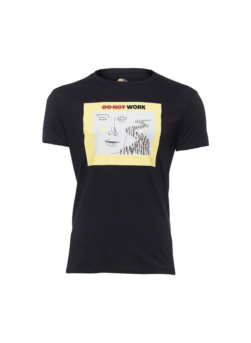 Biggdesign Crew Neck T Shirt Printed Male T Shirt Cotton  - Image 1