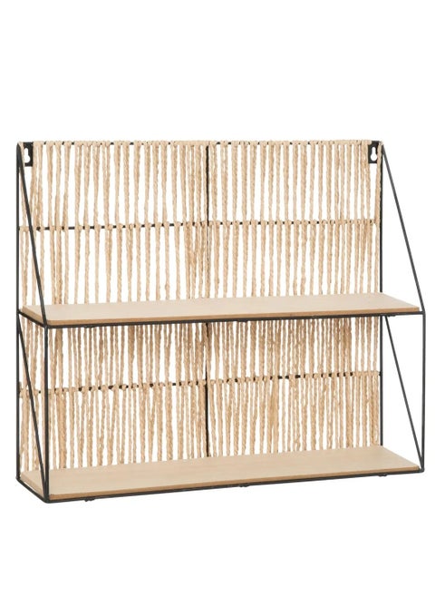 Atmosphera So Cosy 2-Tier Rope Shelf (48 x 12 x 40 cm)
