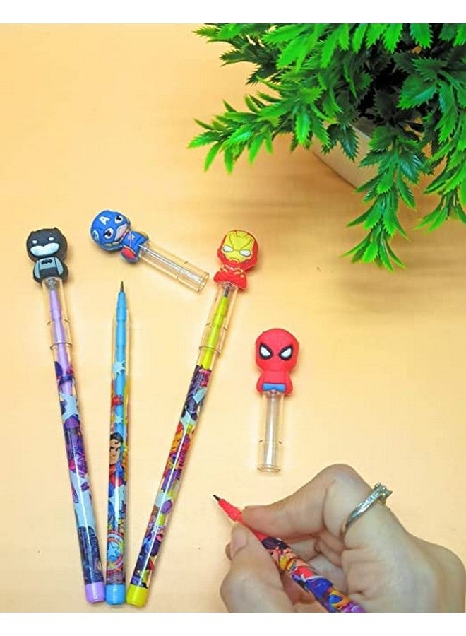 Tera13 Birthday Return Gifts Pencil Set For Boys(48 Pcs) Pencil For Kids,Stack Pencil,Writing&Drawing Pencil For School, Stationary Items,Pencil For Boys&Kids, Multicolor - Image 3