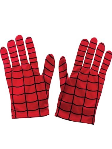Rubies Marvel Ultimate SpiderMan Child Gloves Red