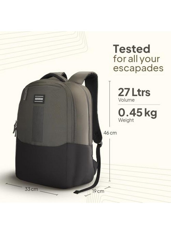 AMERICAN TOURISTER American Tourister New Bounce Style 01, 27L Volume College Backpack with Front Organizer and Spacious Interiors for Men & Women - Black - Image 5