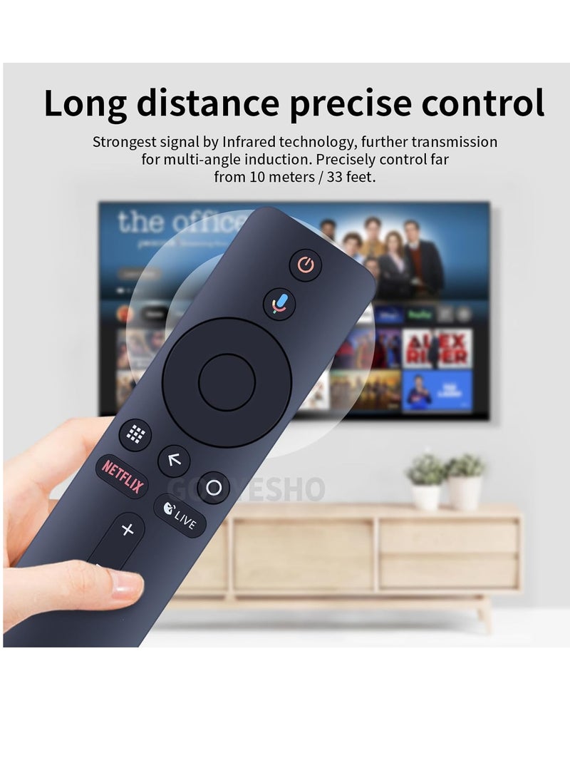 ELTRAZONE XMRM-006 Bluetooth Voice Remote Control for Xiaomi Mi Box S, Mi Box 4X, Mi TV – Includes Netflix Button & Battery Included - Image 5