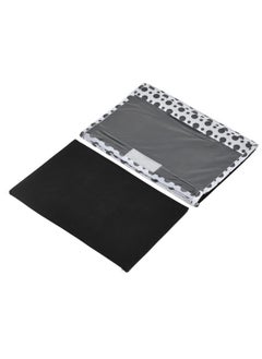 Kuber Industries Kuber Industries Dot Printed Multiuses Small Non-Woven Storage Box/Organizer With Tranasparent Lid- Pack of 3 (Black) -44KM0413  - Image 5