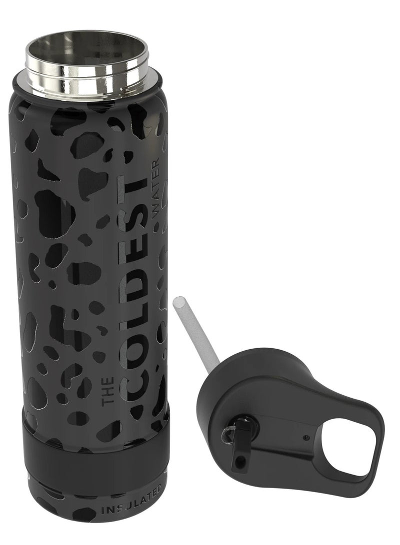 THE COLDEST WATER COLDEST BOTTLE BLACK LEOPARD 21 OZ - Image 3