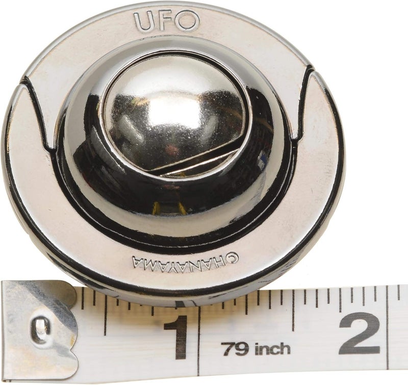 Bepuzzled UFO Hanayama Brain Teaser Puzzle New 2019 Release Level 4 Difficulty Rating RED Velveteen Drawstring Pouch Bundled  - Image 5