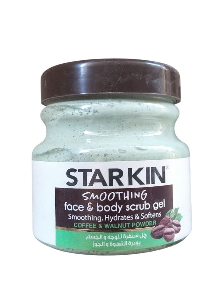 STARKIN STARKIIN Smothing Face and Body Scrub COFFEE AND WALNUT POWDER 300g - Image 1