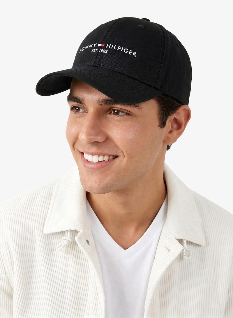 TOMMY HILFIGER Black Logo Cap  | Best Price UAE
