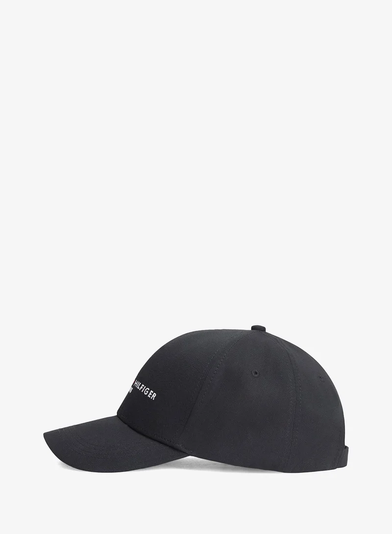 Tommy Hilfiger Black Established Curve Peak Cap  | Best Price UAE
