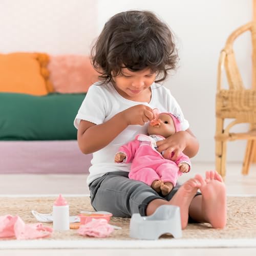 Corolle - Large Accessories Set for Mon Premier Poupon 12" Baby Dolls, 11-Piece Set Includes Bottle, Bib, Diaper, Potty, Pacifier, Tote Bag and More - Image 4