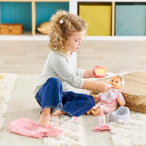 Corolle - Large Accessories Set for Mon Premier Poupon 12" Baby Dolls, 11-Piece Set Includes Bottle, Bib, Diaper, Potty, Pacifier, Tote Bag and More - Image 2