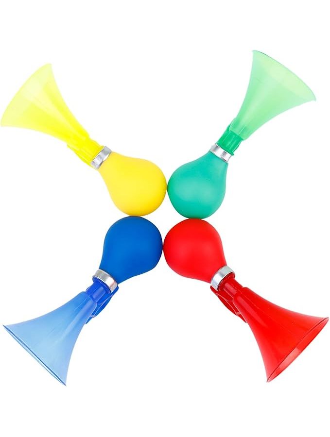 Bicycle Horn Set Of 8 Random Color 15X7CM Bike Handlebar Squeeze Horn Scooter Speaker - Image 1