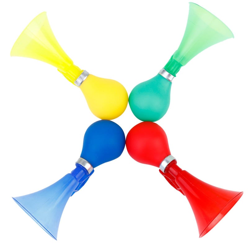 Bicycle Horn Set Of 8 Random Color 15X7CM Bike Handlebar Squeeze Horn Scooter Speaker - Image 2